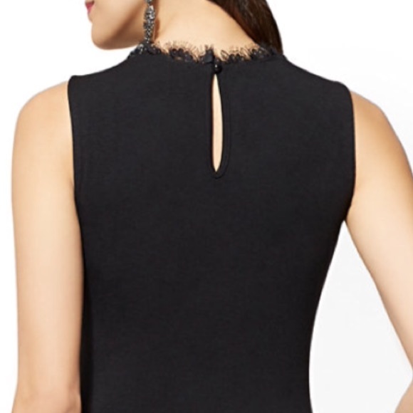 ❗️Last ONE❗️Black Lace mock neck body suit - Picture 5 of 6